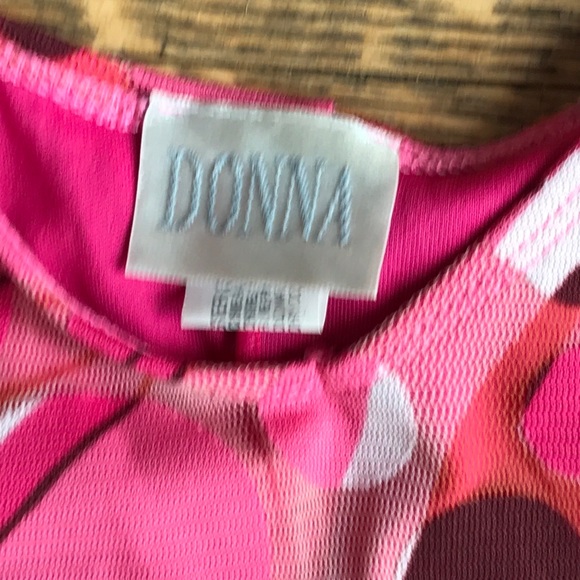 Hot Donna Psychedelic Pink Print Dress - Picture 5 of 6